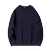 Sudadera de Algodón Pesado con Forro de Vellón Plata Zorro para Hombre, 420g, Nuevo Estilo Otoño e Invierno, Forrada de Vellón y Engrosada para Calidez, Camiseta Base de Otoño