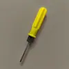 Suministros del Fabricante Destornilladores de Cabeza Plana y Phillips Amarillos, Destornilladores Endurecidos Cromados, Destornilladores de Doble Propósito de 2 Pulgadas, 3 Pulgadas, 4 Pulgadas