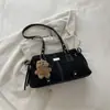 Bolso de hombro para mujer, nuevo diseño de moda transfronterizo otoño/invierno, estilo coreano minimalista, bolsa de mano de gran capacidad, ligero y lujoso