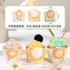 Porta Cupcakes Medianos Horneado Casero Pastel Resistente a Alta Temperatura Desechables de Papel Lindos Dibujos Animados Taza para Muffin Paquete de 50
