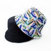 Sombrero de pescador con estampado digital de Amazon, nuevo sombrero de pescador de doble cara para exteriores, ideal para hombres y mujeres europeos y americanos.