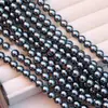 Contas de Ostra Perolada Nanyang Shijia Furo Reto Forte Brilho Pérolas de Concha DIY Colar Pulseira Acessórios de Joalheria Contas Atacado