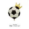 Globo Grande de Papel Aluminio de Fútbol de Pie Copa del Mundo Temático Zapato de Fútbol Globo de Papel Decoración de Fiesta Suministros