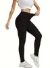 Leggings Gruesos de Cintura Alta Forrados de Polar para Mujer, Pantalones Ajustados Elásticos Calientes de Invierno, Pantalones de Algodón Ajustados que Favorecen la Figura