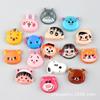 Accesorios de resina de dibujos animados, oso, Totoro, conejo, crema, pegamento, funda para teléfono móvil, clip de pico de pato, accesorios para el cabello, material para sombreros, bolsa