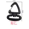 Hebilla de Equipaje Exterior Plástico Gancho Triangular Simple Acero Inoxidable Táctico Gancho de Escalada Gancho para Correa de Mochila