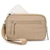 Pulseira de Pulso Feminina Moda Mini Coreana Desenho Animado Fofa Carteira Nylon Acolchoado Bolsa para Celular