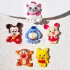 Parches de dibujos animados de Winnie the Pooh para hacer tú mismo para Crocs, botellas de agua, fundas de teléfono con pegamento cremoso, colgantes y accesorios de resina