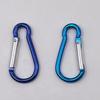 Acessórios DIY No.5 Corrente de montanhismo em liga de alumínio em forma de cabaça Chaveiro Fivela de mola Fivela de escalada Pingente Gancho