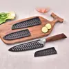Cuchillo de Chef, Cuchillo de Cocina, Cuchillo para Frutas, Juego de Cuchillos de Plástico, Funda Universal Negra para Cuchillo, Funda Protectora, Vaina para Cuchillo de Cocina Doméstico