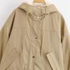 Outono e Inverno 2025 Nova Moda de Rua Europeia e Americana Cruzada Feminina Jaqueta Parka com Gola de Pele W09 70027