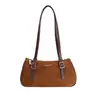 Bolso de ante de lujo ligero para axila con almohada para mujer 2025 Otoño Nueva textura Ropa de trabajo Simple Versátil Bolso de hombro