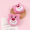 Urso Morango de Pelúcia Desenho Animado para DIY: Faixa de Cabelo, Aro de Cabelo, Broche Fofo, Bolsa, Lenço, Chapéu, Acessórios, Materiais e Componentes