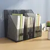 Portadocumentos metálico, organizador de escritorio, estante de almacenamiento, carpeta, caja de almacenamiento de archivos, soporte para libros, revistero, oficina