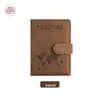 Bolsa de pasaporte RFID con protección contra explosiones transfronterizas, de cuero, multifunción, para tarjetas SIM, identificación, funda de cuero, funda para pasaporte