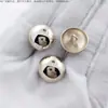 Camisa Suéter Casaco Especial 16mm Botão Cogumelo com Haste Botão Hemisférico Pequeno Dourado Nariz de Elefante