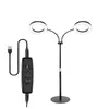 Soporte de Luz Telescópico para Plantas con Anillo de Ángel de Pie, Regulable, con Enchufe de Tierra, Luz Suplementaria de Temporización para Plantas a Prueba de Humedad de Escritorio