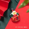 2026 Novo Boneco de Neve Anjo Resina Acessórios de Natal Pingente de Colar Natal DIY Conjunto de Suprimentos Transfronteiriços