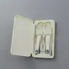 Cortador de Unhas Novo Transfronteiriço Conjunto Portátil de 5 Peças Cortador de Unhas Oblíquo Limpador de Ouvido Tesoura de Sobrancelha Conjunto de Ferramentas de Manicure