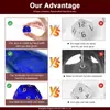 Nuevo Zafiro Azul de Gran Venta Ojo de Gato Diamante Multifacético Poliédrico Dados Digitales Dnd Trpg Juego de Dungeons and Dragons