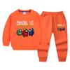Trajes Masculinos Primavera e Outono 2025 Novo Outono Casual Roupas Infantis Moletom de Algodão Puro Calças Conjunto Esportivo de Duas Peças