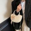 Bolso Cesta Cubo Estilo Coreano de Nicho para Mujer 2026 Nuevo Bolso de Hombro de Moda Bolso Cruzado Versátil y Sencillo