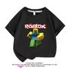 Roupas para Jogo Mobile Roblox Crianças Camiseta de Algodão Cartoon Manga Curta Meninos e Meninas Verão Tops de Meia-Manga Tendência