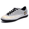 Zapatos de Fútbol 2040 Caña Baja Cuero Niños, Adolescentes, Estudiantes, Adultos, Hombres y Mujeres, Uñas Largas, Uñas Rotas, Entrenamiento en Plano