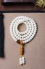 Raíz de Bodhi de jade blanco de Hainan, flor flotante natural, bricolaje, Duobao, color degradado, cadena de cuentas budistas trenzada a mano, Dunhuang