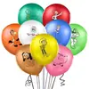 Globos de Látex de 12 Pulgadas Transfronterizos: Spider-Man, Pokemon, Patrulla Canina, Mario, Marvel, Varios Globos de Dibujos Animados