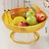 Bandeja de Frutas Secas para Sala de Estar, Uso Doméstico, Bandeja de Frutas para Mesa de Centro Drenante de Luxo Leve, Tigela de Nozes de Ponta, Bandeja Multifuncional Avançada para Lanches e Doces