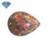 Huagang Gems Ópalo Sintético Forma de Pera Piedra Suelta Forma de Gota de Agua Fondo Plano Ópalo Sintético Op15
