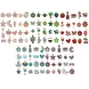 Nuevos Productos Transfronterizos 270 Colores Mixtos Gotas Dibujos Animados Aleación Colgante Pequeño Hecho a Mano DIY Pulsera Llavero Accesorios para Joyería