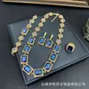 Nuevo Conjunto de Diamantes Checos de Cristal Swarovski, Joyería Vintage, Collares de Nicho, Joyería Incrustada de Diamantes, Suministro del Fabricante al por Mayor