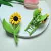 Pinza para el pelo con forma de girasol de verano coreano, pinza para el pelo con forma de tulipán, pinza para el pelo con forma de tiburón, venta al por mayor