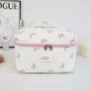 Vendido directamente por el fabricante, Neceser Vertical Portátil con Gran Capacidad, Bolsa de Almacenamiento de Maquillaje Portátil para Viaje con Compartimentos, Neceser de Viaje