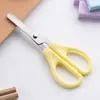 Tijeras de Arte de Acero Inoxidable Tijeras de Oficina Tijeras de Dibujos Animados Hechas a Mano DIY Papelería para Estudiantes Juego de Herramientas de Corte de Papel para el Hogar