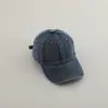 Chapéu de sol infantil 2024 verão novo boné de beisebol jeans meninos e meninas bebê casual versátil chapéu de aba curva T374