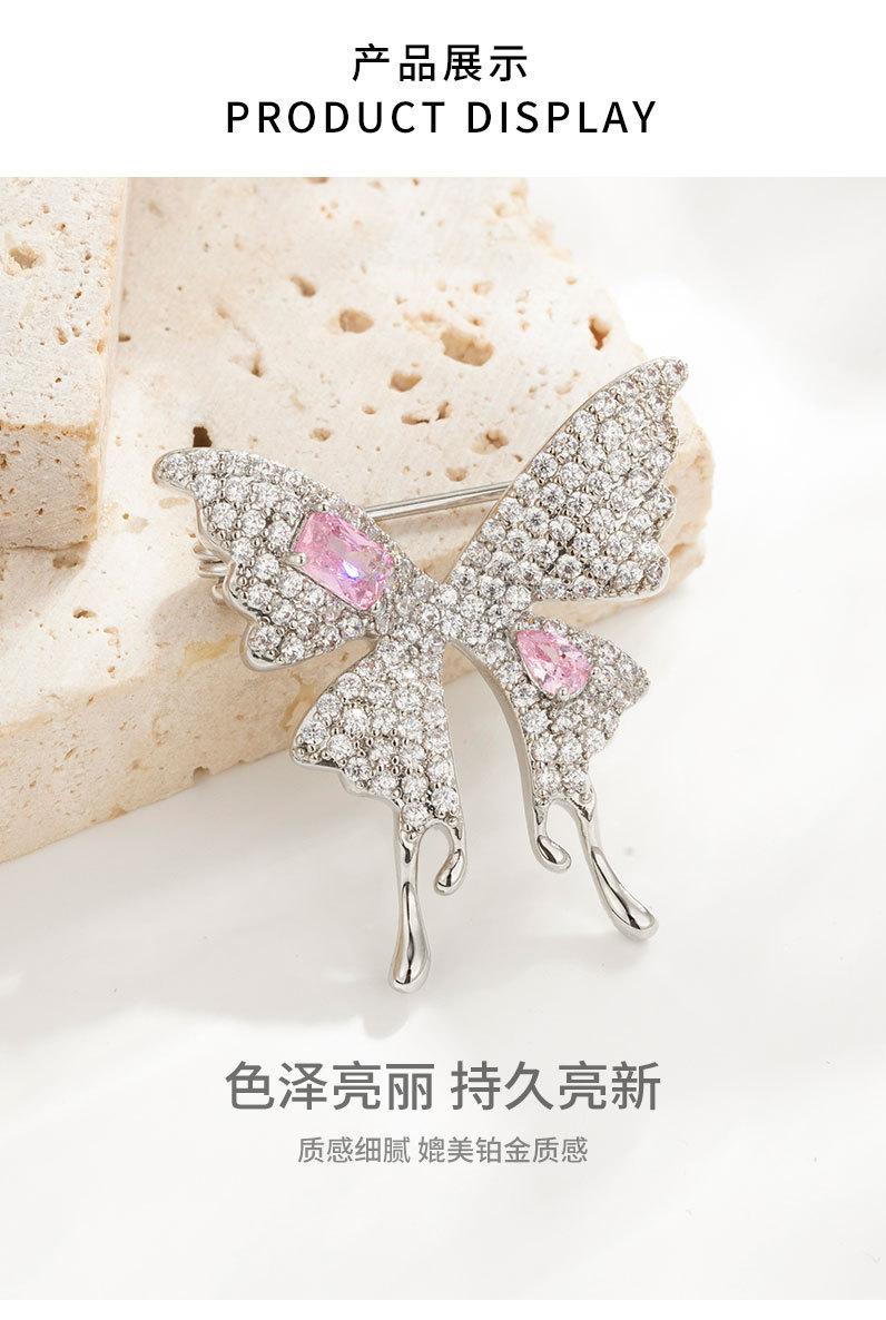 时尚轻奢风漫舞蝴蝶胸针甜美可爱昆虫胸花小众新品个性