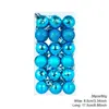Decoraciones navideñas transfronterizas, bolas galvanizadas, adornos para árbol de Navidad, bolas colgantes, bolas de Navidad de 3 cm - 36 uds.