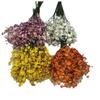 Cor de Outono Flor de Orquídea Dançante de Quatro Pétalas Decoração de Casamento Tecido de Seda Flor Artificial Orquídea Simulação Decoração de Sala de Estar Quarto Orquídea Dançante