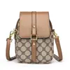 Bolso cruzado para mujer, Bolso para teléfono móvil de gran capacidad, Bolso de hombro de moda de alta gama con estampado, Bolso para mujer con múltiples compartimentos para el trabajo y los desplazamientos