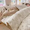 Juego de ropa de cama de cuatro piezas 100% algodón, algodón puro, nuevo estilo 2026, diseño fresco y sencillo, adecuado para habitaciones de estudiantes, incluye sábana bajera y funda de edredón, juego de tres piezas, para todas las estaciones