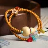 Ponto panorâmico Fornecimento ao vivo atacado ponta nuclear pulseira nuclear de azeitona artesanal ouro pulseira tigela de arroz joias femininas masculinas