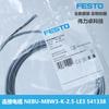 FESTO FESTO NEBU-M8W3-K-2.5-LE3 541338 cabo de conexão novo original entrega rápida