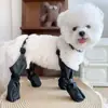 Sapatos para Cães, Sapatos Finos para Animais de Estimação para Todas as Estações, Não Removíveis, Ultrafinos e Resistentes a Manchas, Galochas de Quatro Patas All-Inclusive para Filhotes