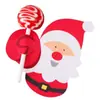 50 Tarjetas de Papel para Paletas Navideñas Empaque de Regalo de Dulce Tarjeta de Papel de Pingüino para Paleta Navideña Navidad