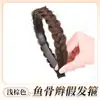 Pasador Trenzado con Dientes, Pinza para el Cabello Antideslizante, Diadema con Agujero para el Cabello, Accesorios para el Cabello, Accesorios para el Cabello Corto Coreano, Peluca para Mujer, Esponjoso