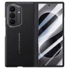 Adecuado para funda de teléfono Samsung ZFold8Ultra, soporte de lente de cuero, funda de cobertura completa Fold8 con protector de pantalla integrado