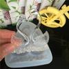Espejo Pareja Cisne Par Cisne Gota de Pegamento UV Molde de Silicona Decoración de Joyería Accesorios de Decoración para Carcasa de Teléfono Móvil Herramienta Abrasiva